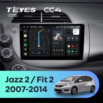 Штатная магнитола Teyes CC4 8/128 Honda Fit 2 GE (2007-2014)