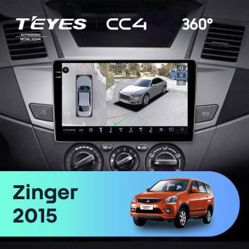 Штатная магнитола Teyes CC4 360 6/64 Mitsubishi Zinger 2015+