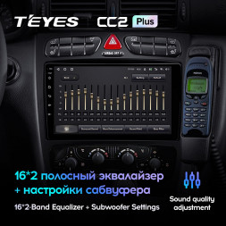 Штатная магнитола Teyes CC2 Plus 4/32 Mercedes Benz C/CLK Class S203 W203 W209 A209 (2000-2005)