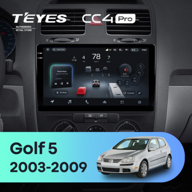 Штатная магнитола Teyes CC4 Pro 12/256 Volkswagen Golf 5 (2003-2009) F3