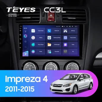 Штатная магнитола Teyes CC3L 4/64 Subaru Impreza 4 (2011-2015) Тип-B