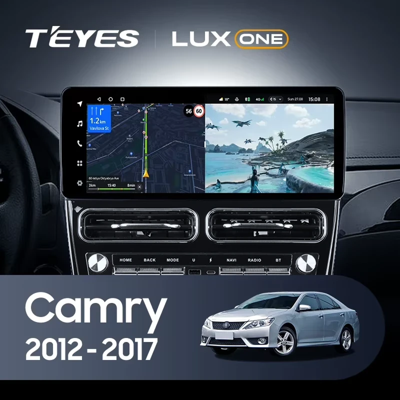 Штатная магнитола Teyes LUX ONE 360 6/128 Toyota Camry XV55 XV50 (2012-2017) F2