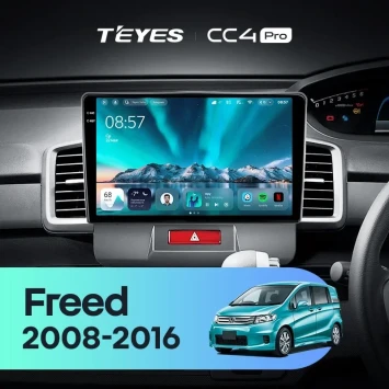 Штатная магнитола Teyes CC4 Pro 12/256 Honda Freed 1 (2008-2016) F1 Правый руль
