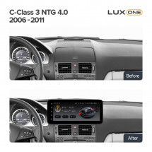 Штатная магнитола Teyes LUX ONE Mercedes-Benz C-Class 3 W204 C204 S204 (NTG 4.0) (2006-2011)