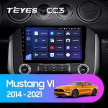 Штатная магнитола Teyes CC3 6/128 Ford Mustang VI S550 (2014-2021) Тип В
