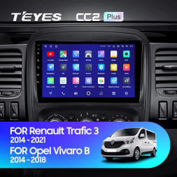 Штатная магнитола Teyes CC2 Plus 4/32 Renault Trafic 3 (2014-2021)