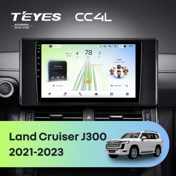 Штатная магнитола Teyes CC4L 6/64 с DTS Toyota Land Cruiser 300 (2021-2023)