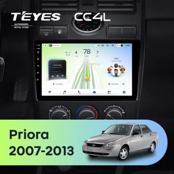 Штатная магнитола Teyes CC4L 6/64 с DTS Lada Priora 1 (2007-2013) F2 (черная)