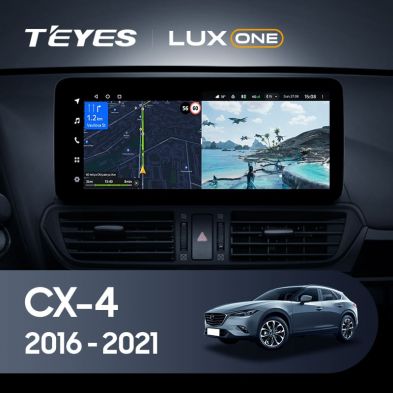 Штатная магнитола Teyes LUX ONE 4/32 Mazda CX-4 (2016-2021) Тип-A