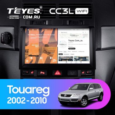 Штатная магнитола Teyes CC3L WiFi 2/32 Volkswagen Touareg GP (2002-2010) F1