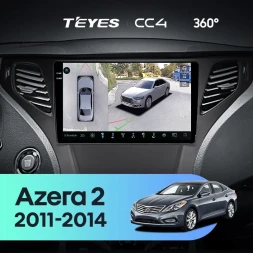 Штатная магнитола Teyes CC4 360 8/128 Hyundai Azera 2 (2011-2014) F2