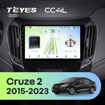 Штатная магнитола Teyes CC4L 6/64 с DTS Chevrolet Cruze 2 (2015-2023)