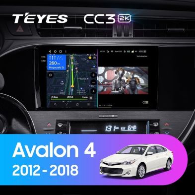 Штатная магнитола Teyes CC3 2K 360 6/128 Toyota Avalon IV XX40 (2012-2018)