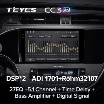 Штатная магнитола Teyes CC3 2K 360 6/128 Toyota Avalon IV XX40 (2012-2018)