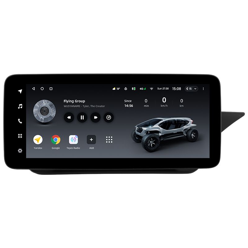 Переходная рамка Mercedes-Benz E-Class 4 W212 S207 A207 S212 C207 (NTG 4.5) (2013-2014) F1 Правый руль (12,3&quot;)