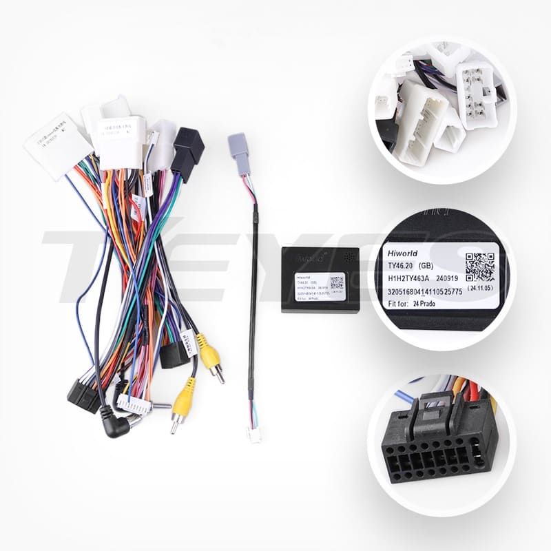 Переходная рамка Toyota Land Cruiser Prado J250 2024 (10&quot;)