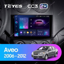 Штатная магнитола Teyes CC3 2K 4/32 Chevrolet Aveo T250 (2006-2012)