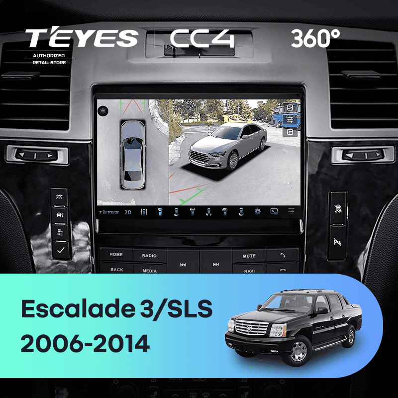 Штатная магнитола Teyes CC4 360 6/64 Cadillac SLS (2007-2012)
