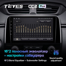Штатная магнитола Teyes CC2 Plus 4/32 Honda CR-V 5 RT RW (2016-2018)