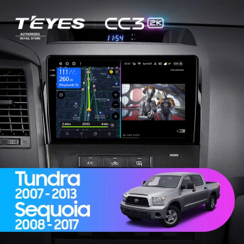 Штатная магнитола Teyes CC3 2K 4/64 Toyota Tundra XK50 (2007-2013)