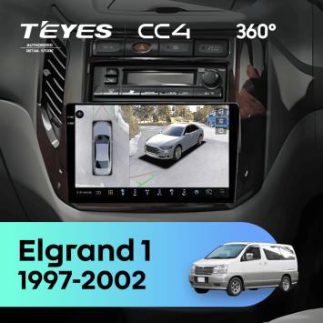 Штатная магнитола Teyes CC4 360 6/64 Nissan Elgrand 1 E50 (1997-2002)