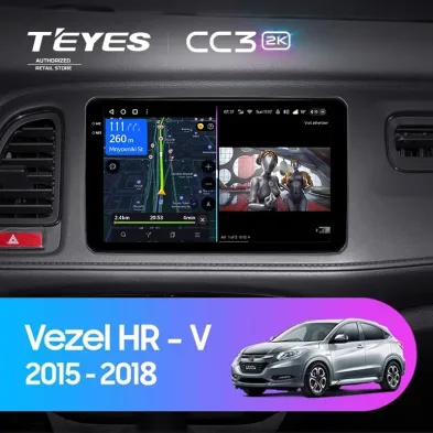 Штатная магнитола Teyes CC3 2K 6/128 Honda HR-V (2015-2018)
