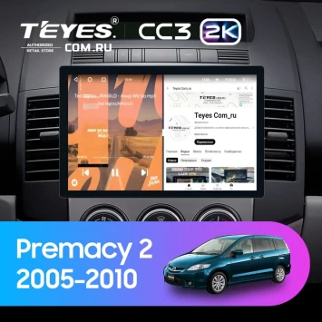 Штатная магнитола Teyes CC3 2K 4/32 Mazda Premacy 2 (2005-2010) (11")