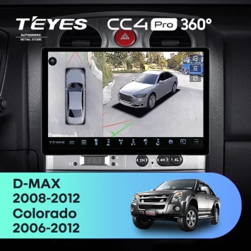 Штатная магнитола Teyes CC4 Pro 360 8/128 Chevrolet Colorado (2006-2012) (13")