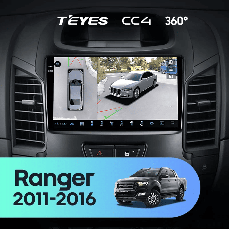 Штатная магнитола Teyes CC4 360 8/128 Ford Ranger (2011-2016) F2