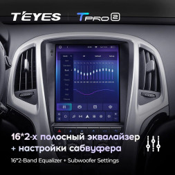 Штатная магнитола Tesla style Teyes TPRO 2 4/32 Opel Astra J 2009-2017