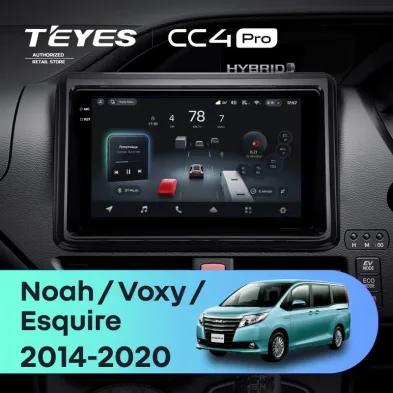 Штатная магнитола Teyes CC4 Pro 8/128 Toyota Noah R80 (2014-2020) Правый руль