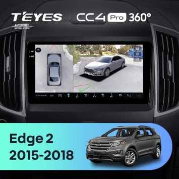 Штатная магнитола Teyes CC4 Pro 360 12/256 Ford Edge 2 (2015-2018) F1
