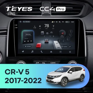 Штатная магнитола Teyes CC4 Pro 8/128 Honda CR-V 5 RT RW (2017-2022)