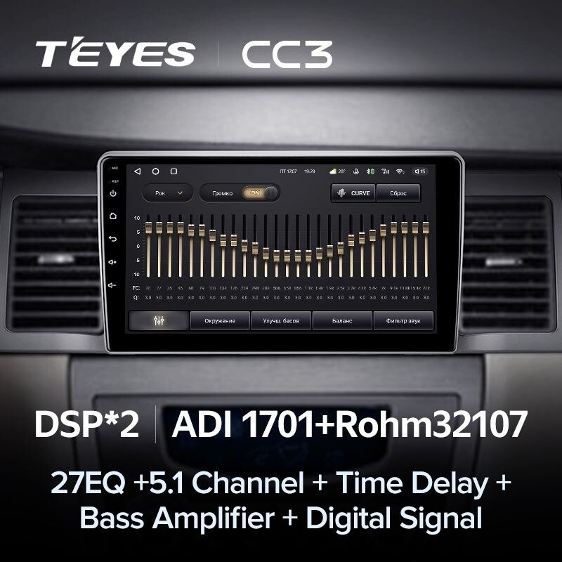 Штатная магнитола Teyes CC3 4/32 Geely SC7 (2011-2015)