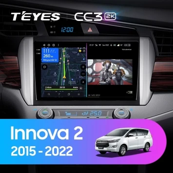 Штатная магнитола Teyes CC3 2K 360 6/128 Toyota Innova 2 (2015-2022)