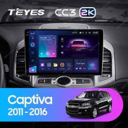 Штатная магнитола Teyes CC3 2K 4/32 Chevrolet Captiva 1 (2011-2016)