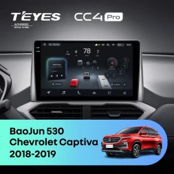 Штатная магнитола Teyes CC4 Pro 8/128 Chevrolet Captiva (2018-2019) Тип-B (0din)