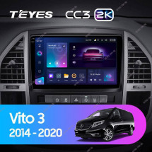 Штатная магнитола Teyes CC3 2K 4/32 Mercedes-Benz Vito 3 W447 (2014-2020)