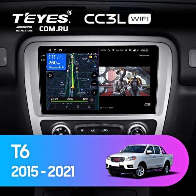 Штатная магнитола Teyes CC3L WiFi 2/32 JAC T6 (2015-2021)