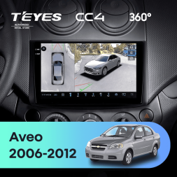 Штатная магнитола Teyes CC4 360 8/128 Chevrolet Aveo T250 (2006-2012)