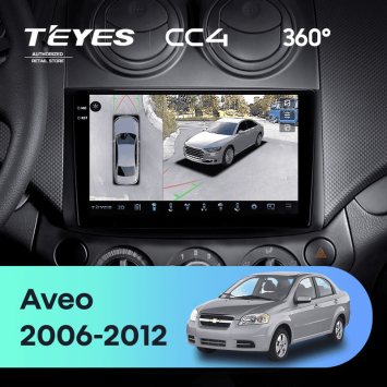 Штатная магнитола Teyes CC4 360 8/128 Chevrolet Aveo T250 (2006-2012)