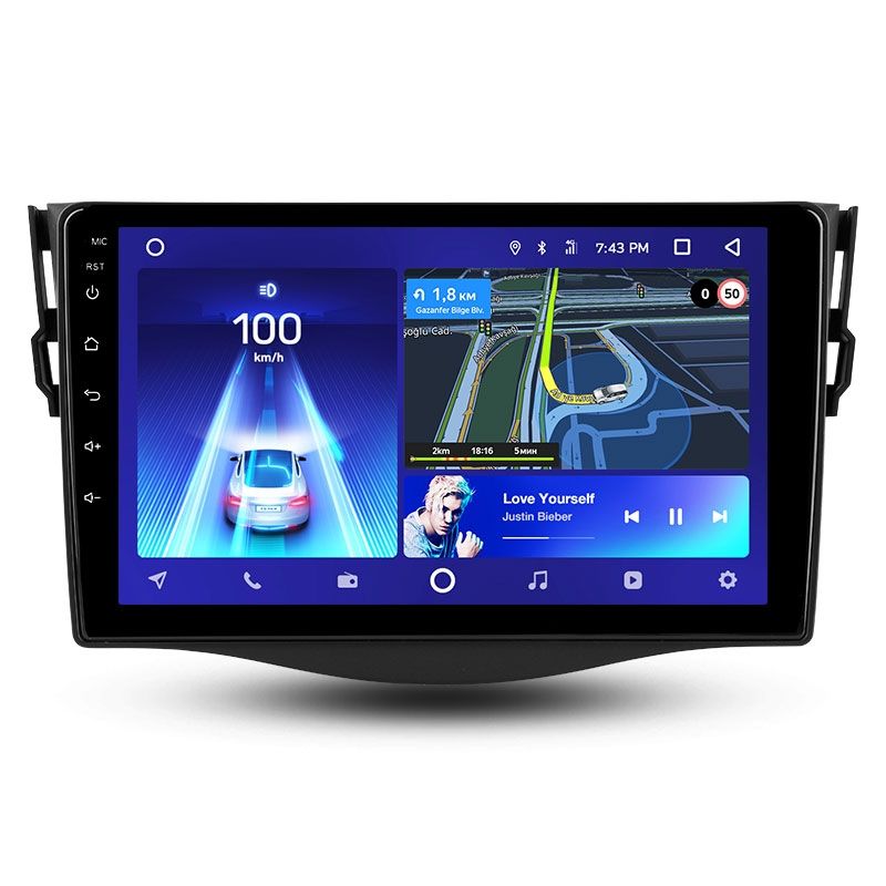 Переходная рамка Toyota RAV4 3 XA30 (2005-2013) F1 (9&quot;)