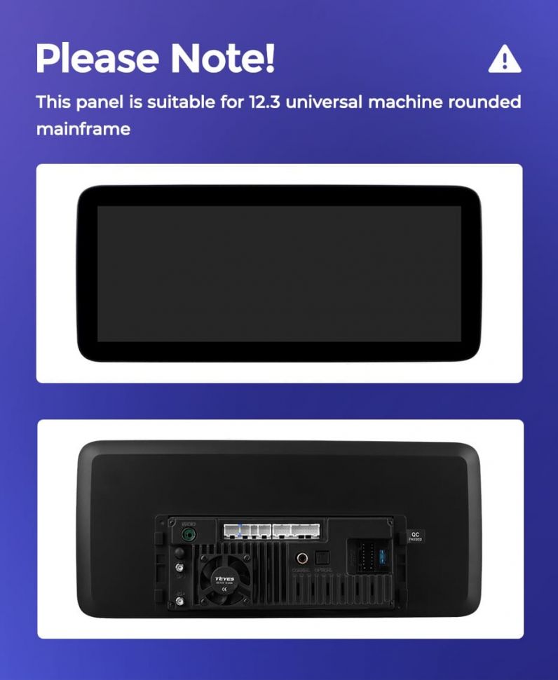 Переходная рамка BMW 3-Series F30 / F31 (NBT) (2011-2020) (12,3&quot;) (TY)