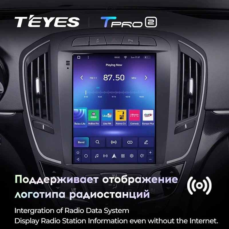 Штатная магнитола Tesla style Teyes TPRO 2 6/128 Opel Insignia 1 рестайлинг (2013-2017)