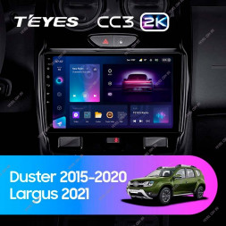 Штатная магнитола Teyes CC3 2K 4/32 Renault Duster (2015-2018)