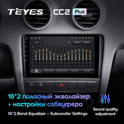 Штатная магнитола Teyes CC2 Plus 4/64 Audi A3 2 8P (2003-2013)