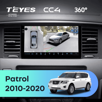 Штатная магнитола Teyes CC4 360 6/64 Nissan Patrol Y62 (2010-2020) F1 9"