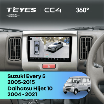 Штатная магнитола Teyes CC4 360 8/128 Suzuki Every 5 (2005-2015)