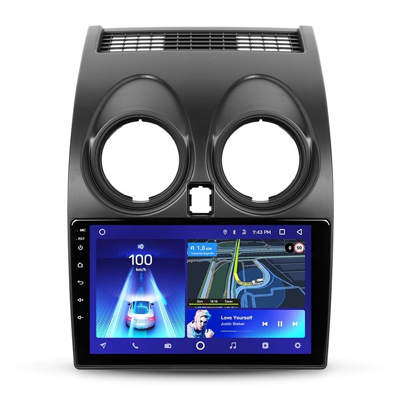 Переходная рамка Nissan Qashqai 1 J10 (2006-2013) F1 (9")