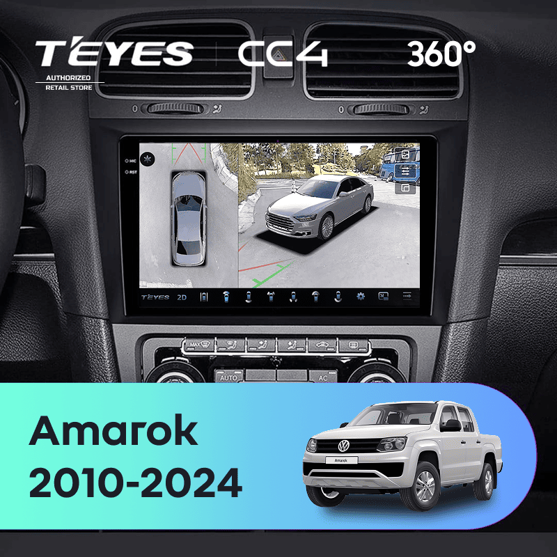 Штатная магнитола Teyes CC4 360 8/128 Volkswagen Amarok (2010-2024)